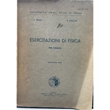 Esercizi di fisica per chimici
