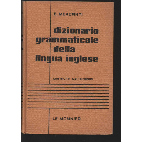 Dizionario Grammaticale della lingua inglese
