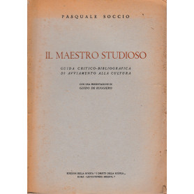 Il maestro studioso