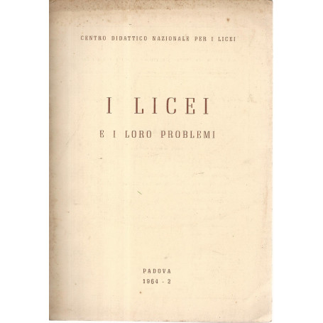 I licei e i loro problemi