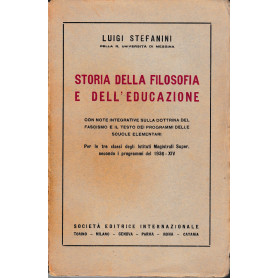 Storia della filosofia e dell'educazione