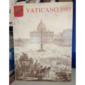 1985 Vaticano. Libro ufficiale completo raccolta emissioni filateliche.