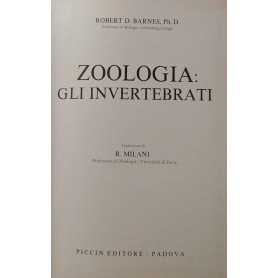 Zoologia: gli invertebrati.