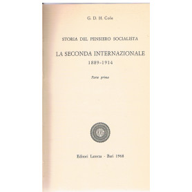 Storia del pensiero socialista. III/III2 - La seconda internazionale