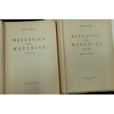 Meccanica delle macchine (due volumi)