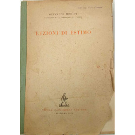 Lezioni di estimo (ristampa dell'edizione del 1939)