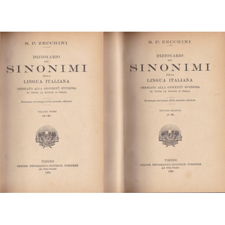 Dizionario dei sinonimi della lingua italiana