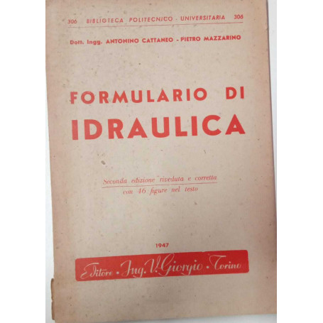 Formulario di idraulica