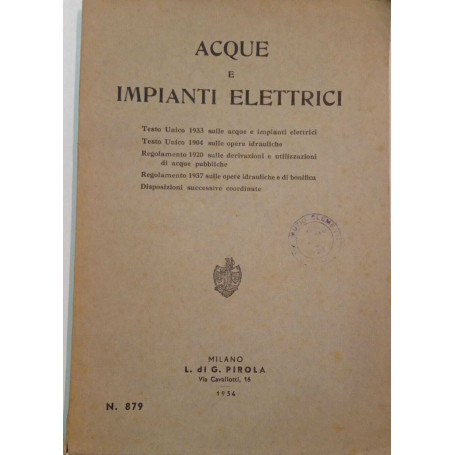 Acque e impianti elettrici