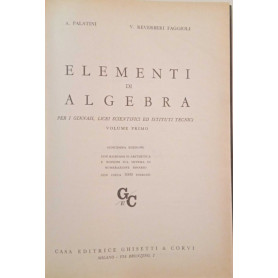 Elementi di algebra (volume primo)