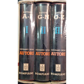 Dizionario Letterario Bompiani degli autori (tre volumi)