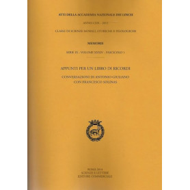 Atti dell'Accademia Nazionale dei Lincei. Serie IX. Memorie di scienze morali storiche e filosofiche.