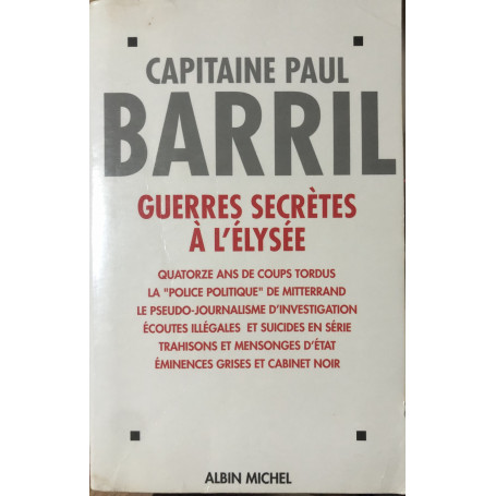 Guerres secrètes à l'Elysée (1981-1995)