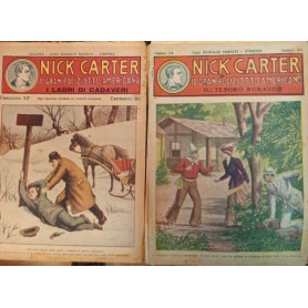 Nick Carter. Il gran poliziotto americano. N. 15 fascicoli.