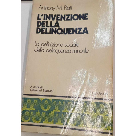 L'invenzione della delinquenza. La definizione sociale della delinquenza minorile