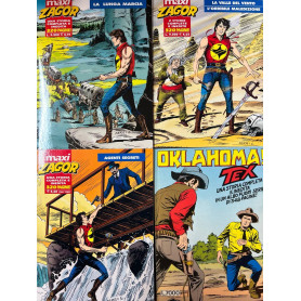 Lotto 4 fumetti (3 Maxi Zagor + Tex - Oklahoma!).