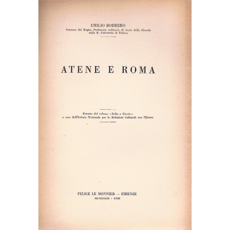 Atene e Roma