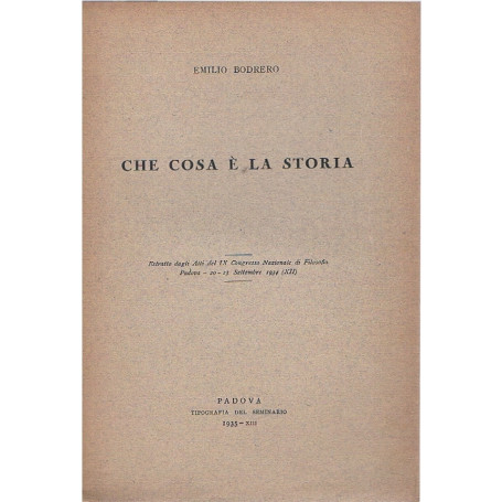 Che cosa è la storia