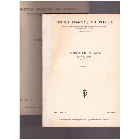 Turbines a gaz Tome I - II