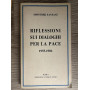 Riflessioni sui dialoghi per la pace 1955-1986