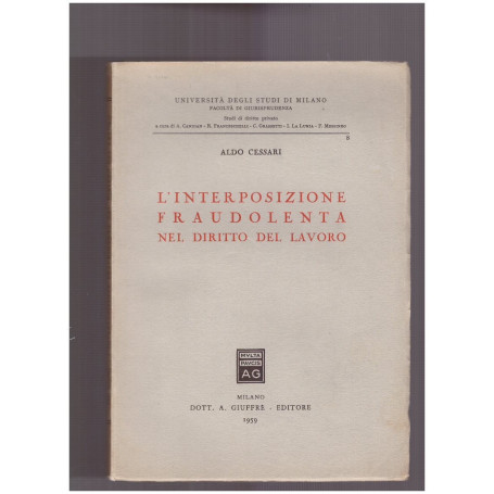 L'interposizione fraudolenta nel diritto del lavoro