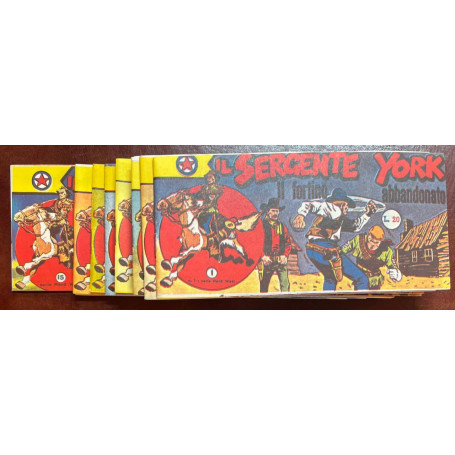 Collana Zenit. Il sergente York. Serie Nord West (da n° 1 a 15).