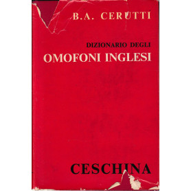 Dizionario degli omofoni inglesi.