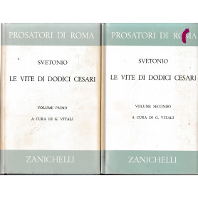 Le vite di dodici Cesari due volumi.