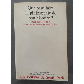 Que peut faire la philosophie de son histoire ?