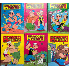 Lotto di 6 fumetti Braccio di Ferro (n° 270-273-275-276-277-298).
