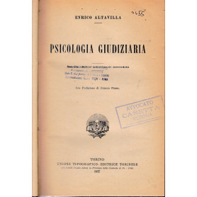 Psicologia giudiziaria.