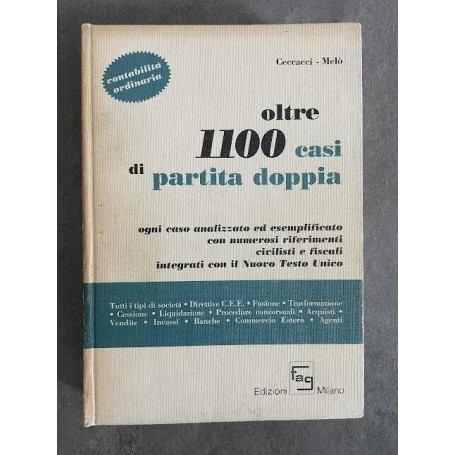 Oltre 1100 casi di partita doppia