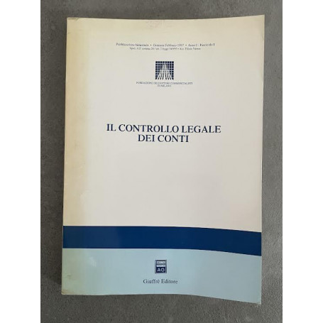 Il controllo legale dei conti