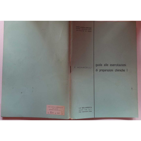 Guida alle esercitazioni di preparazioni chimiche 1