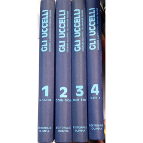 Gli uccelli. Dizionario illustrato dell'avifauna italiana (4 volumi).