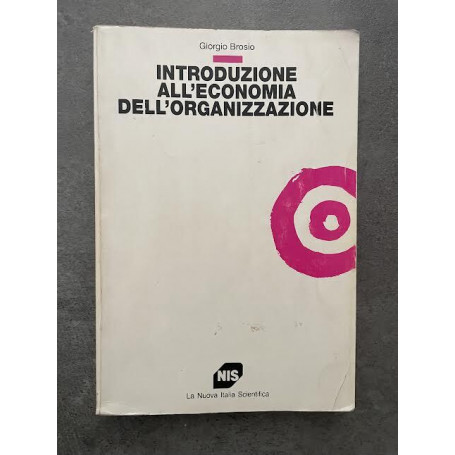 Introduzione all'economia dell'organizzazione
