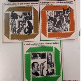 Catalogo Bolaffi del cinema italiano (3 volumi) dal 1945 al 1975