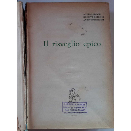 Il risveglio epico