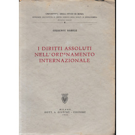 I diritti assoluti nell'ordinamento internazionale.