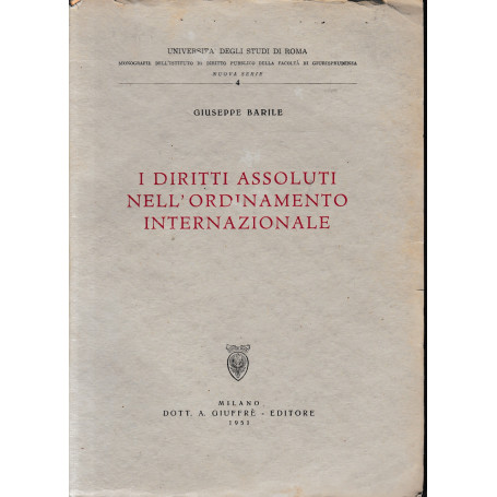I diritti assoluti nell'ordinamento internazionale.