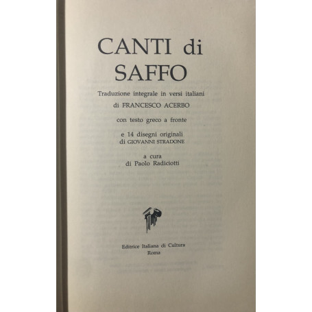 Canti di Saffo
