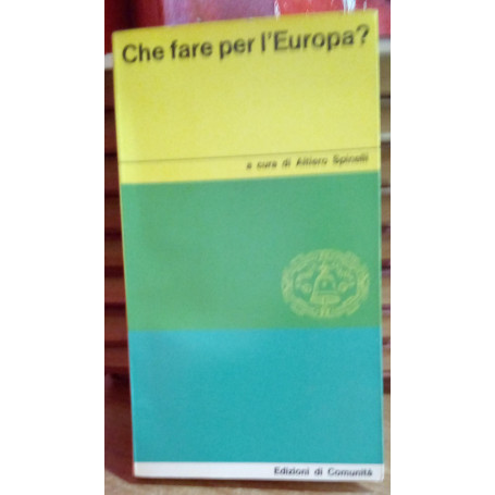 Che fare per l'Europa?