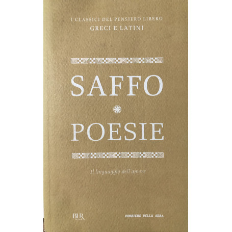 Poesie. Testo greco a fronte