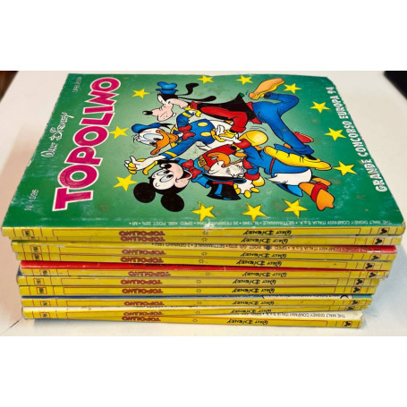 Lotto 10 fumetti Topolino (numeri in descrizione).