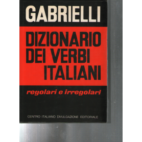 Dizionario dei verbi italiani regolari e irregolari.