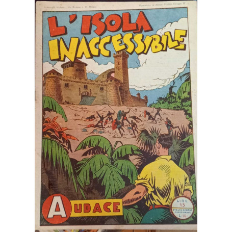 Albo Audace originale n. 19. L'isola inaccessibile.