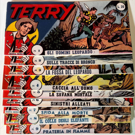 Terry. Collana Arco. Serie II da n° 1 a 9.