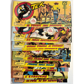 Tex. Serie Gila (da n° 1 a 12). Ristampa anastatica.