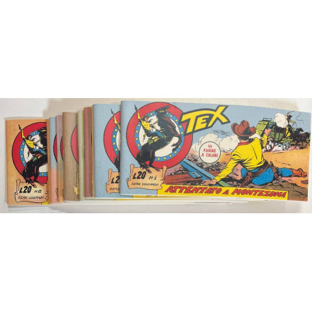 Tex. Serie Colorado (da n° 1 a 12). Ristampa anastatica.
