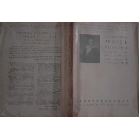 Prose e poesie prefazione e commento critico di Luigi Russo